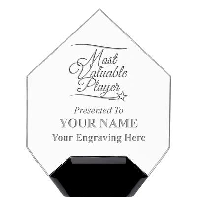 7" CREST DIAMOND ACRYLIC