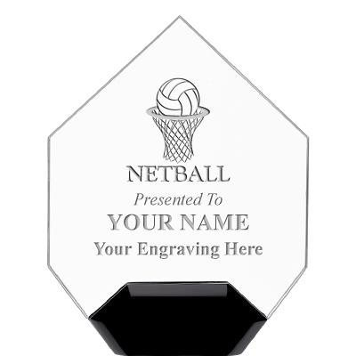 7" CREST DIAMOND ACRYLIC