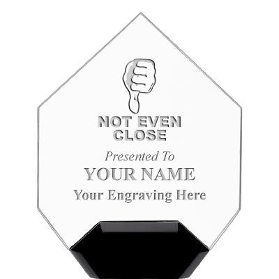 7" CREST DIAMOND ACRYLIC