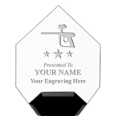 7" CREST DIAMOND ACRYLIC