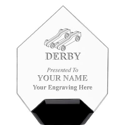 7" CREST DIAMOND ACRYLIC