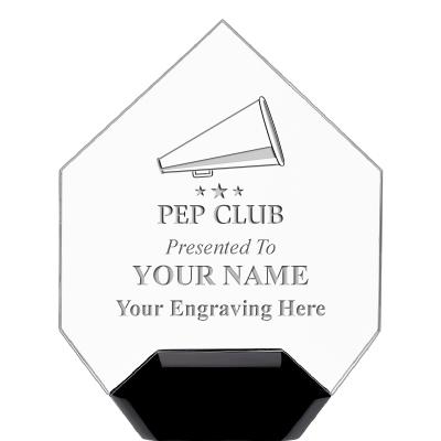 7" CREST DIAMOND ACRYLIC