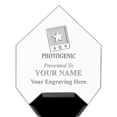 7" CREST DIAMOND ACRYLIC