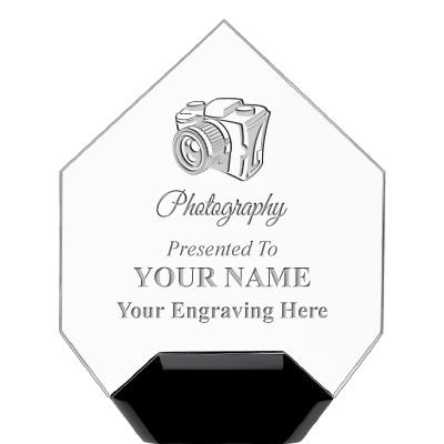 7" CREST DIAMOND ACRYLIC