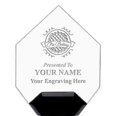 7" CREST DIAMOND ACRYLIC