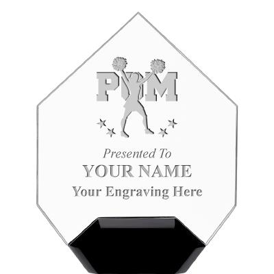 7" CREST DIAMOND ACRYLIC