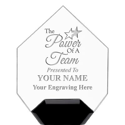 7" CREST DIAMOND ACRYLIC