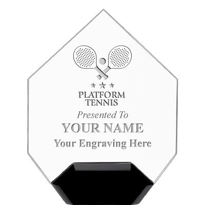 7" CREST DIAMOND ACRYLIC