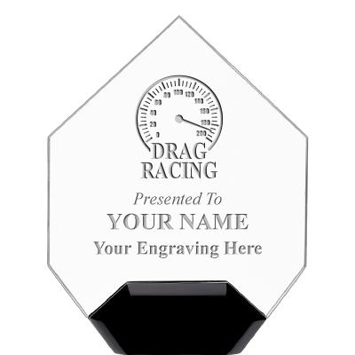 7" CREST DIAMOND ACRYLIC