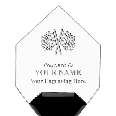 7" CREST DIAMOND ACRYLIC