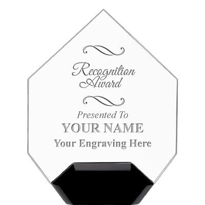 7" CREST DIAMOND ACRYLIC