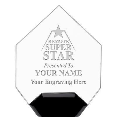 7" CREST DIAMOND ACRYLIC