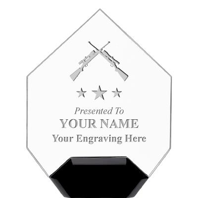 7" CREST DIAMOND ACRYLIC