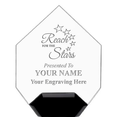 7" CREST DIAMOND ACRYLIC