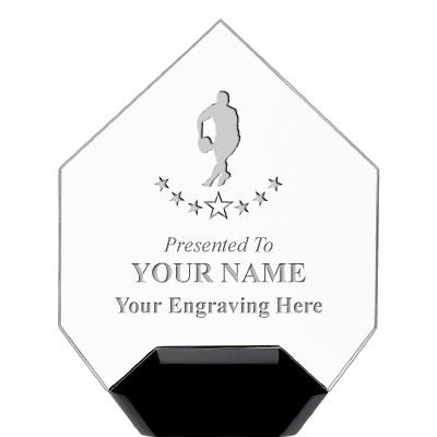 7" CREST DIAMOND ACRYLIC