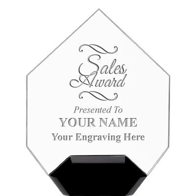 7" CREST DIAMOND ACRYLIC