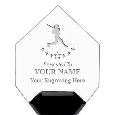 7" CREST DIAMOND ACRYLIC