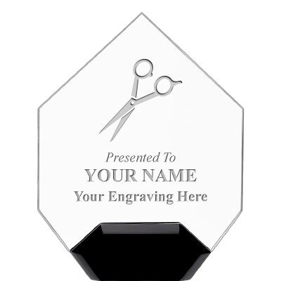 7" CREST DIAMOND ACRYLIC