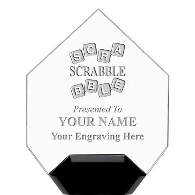 7" CREST DIAMOND ACRYLIC