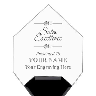 7" CREST DIAMOND ACRYLIC