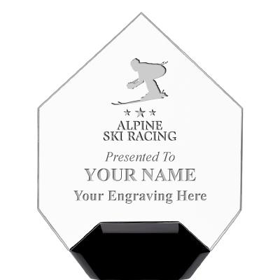 7" CREST DIAMOND ACRYLIC