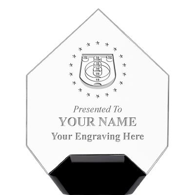 7" CREST DIAMOND ACRYLIC