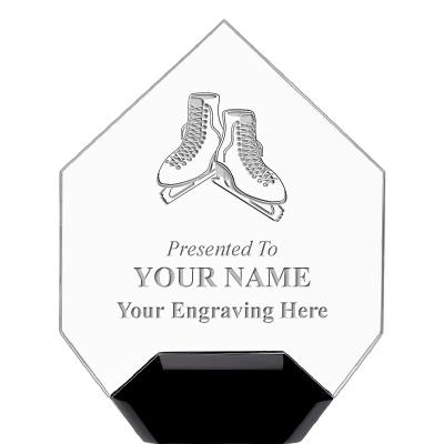 7" CREST DIAMOND ACRYLIC