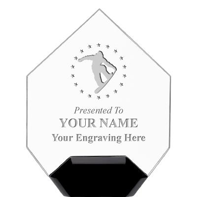 7" CREST DIAMOND ACRYLIC