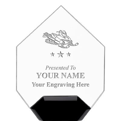 7" CREST DIAMOND ACRYLIC