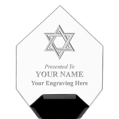 7" CREST DIAMOND ACRYLIC