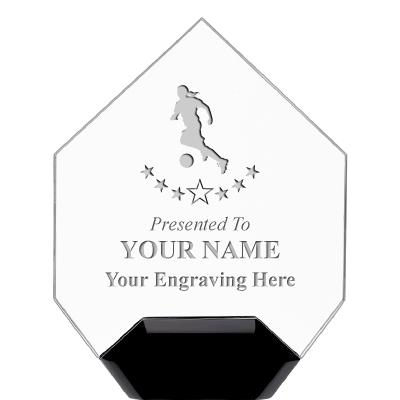 7" CREST DIAMOND ACRYLIC