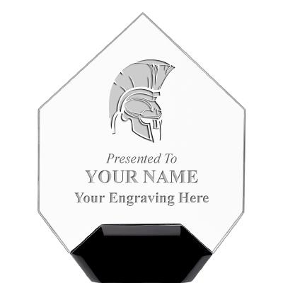 7" CREST DIAMOND ACRYLIC