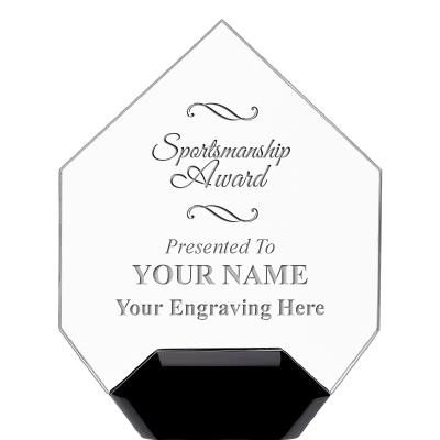 7" CREST DIAMOND ACRYLIC