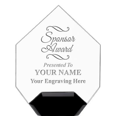 7" CREST DIAMOND ACRYLIC