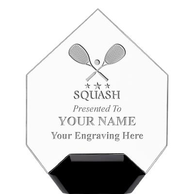 7" CREST DIAMOND ACRYLIC