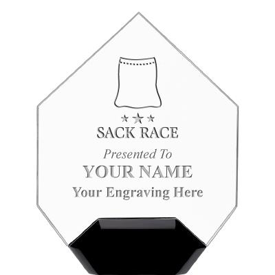 7" CREST DIAMOND ACRYLIC