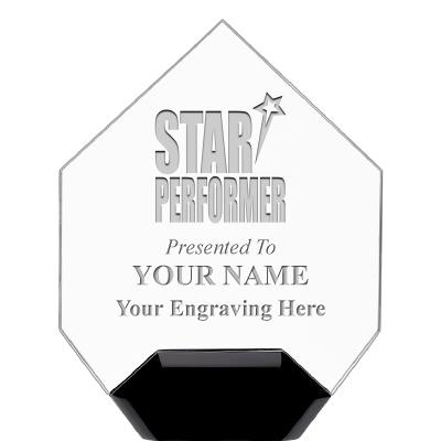 7" CREST DIAMOND ACRYLIC