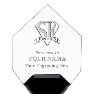 7" CREST DIAMOND ACRYLIC