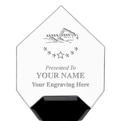 7" CREST DIAMOND ACRYLIC