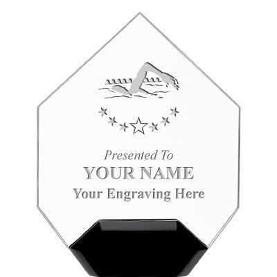 7" CREST DIAMOND ACRYLIC