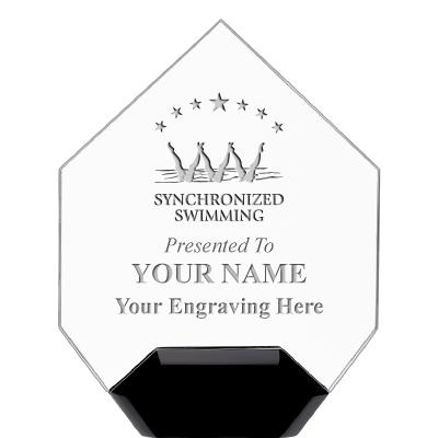 7" CREST DIAMOND ACRYLIC