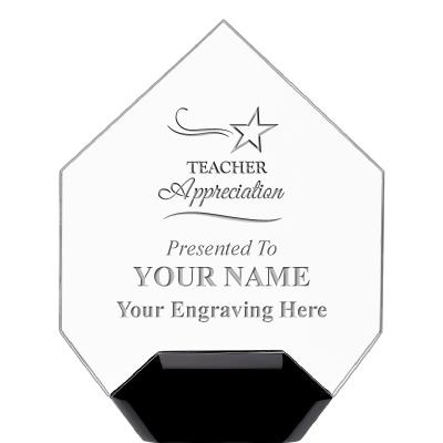 7" CREST DIAMOND ACRYLIC