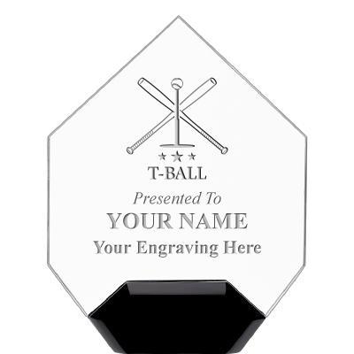 7" CREST DIAMOND ACRYLIC