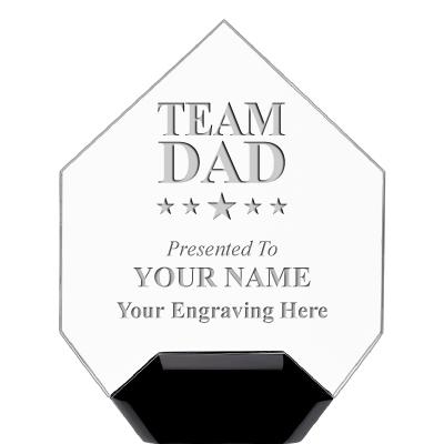 7" CREST DIAMOND ACRYLIC