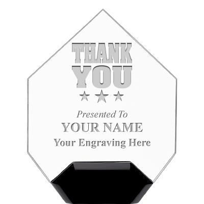 7" CREST DIAMOND ACRYLIC