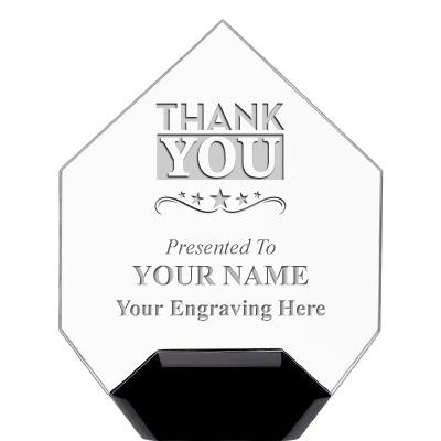 7" CREST DIAMOND ACRYLIC