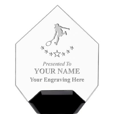 7" CREST DIAMOND ACRYLIC