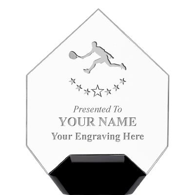 7" CREST DIAMOND ACRYLIC