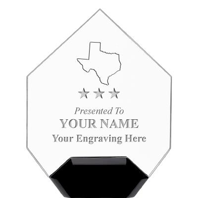 7" CREST DIAMOND ACRYLIC