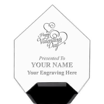 7" CREST DIAMOND ACRYLIC